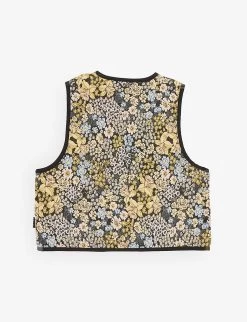 Molo Hilma Floral-embroidered Woven Gilet 3-12 Years -Kid Couture R04184140 FLOWERY ALT02