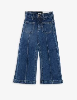 Molo Adina Logo-embellished Organic-denim-blend Jeans 4-12 Years