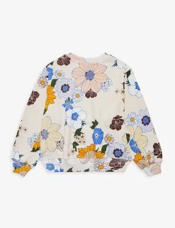 Molo Maxime Floral-print Organic Cotton-jersey Sweatshirt 2-12 Years -Kid Couture R04184149 LIGHTRETRO ALT02