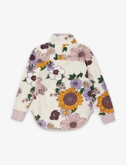 Molo Ulani Floral-print Recycled-polyester Fleece Jacket 2-12 Years -Kid Couture R04184150 RETROBLOOM ALT02