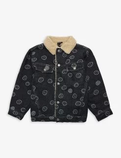 Molo Hiro Graphic-print Denim Jacket 4-10 Years