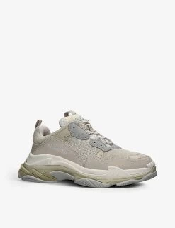 Balenciaga Triple S Mesh Trainers 2-8 Years -Kid Couture R04185408 CREAM ALT02