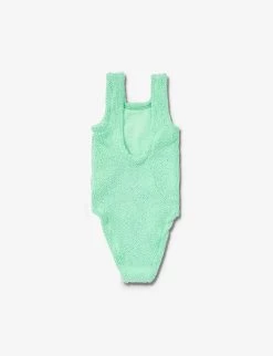 Classic Crinkle-texture Swimsuit 1-6 Years -Kid Couture R04185647 LIME ALT02