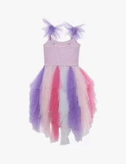 Tutu Du Monde X Barbie Springs Tutu Embroidered Woven Dress 4-11 Years -Kid Couture R04186200 PURPLECHARMMIX ALT02