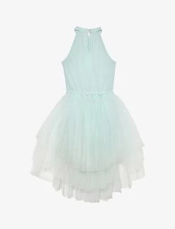 Tutu Du Monde X Barbie Miami Embroidered Woven Dress 4-11 Years 5 Tutu Du Monde X Barbie Miami Embroidered Woven Dress 4-11 Years -Kid Couture R04186201 COOLMINTMIX ALT02