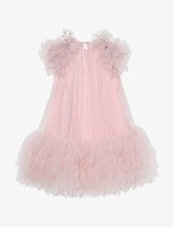 Tutu Du Monde X Barbie Flori Layered Tulle Dress 4-11 Years -Kid Couture R04186205 PINKLIFE ALT02