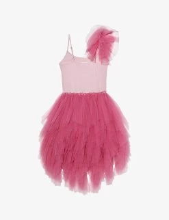 Tutu Du Monde X Barbie Love Embroidered Woven Dress 4-11 Years -Kid Couture R04186207 PINKLIFEMIX ALT02