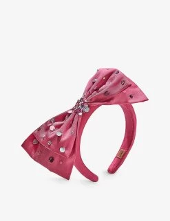 X Barbie Skipper Sequin-embellished Headband