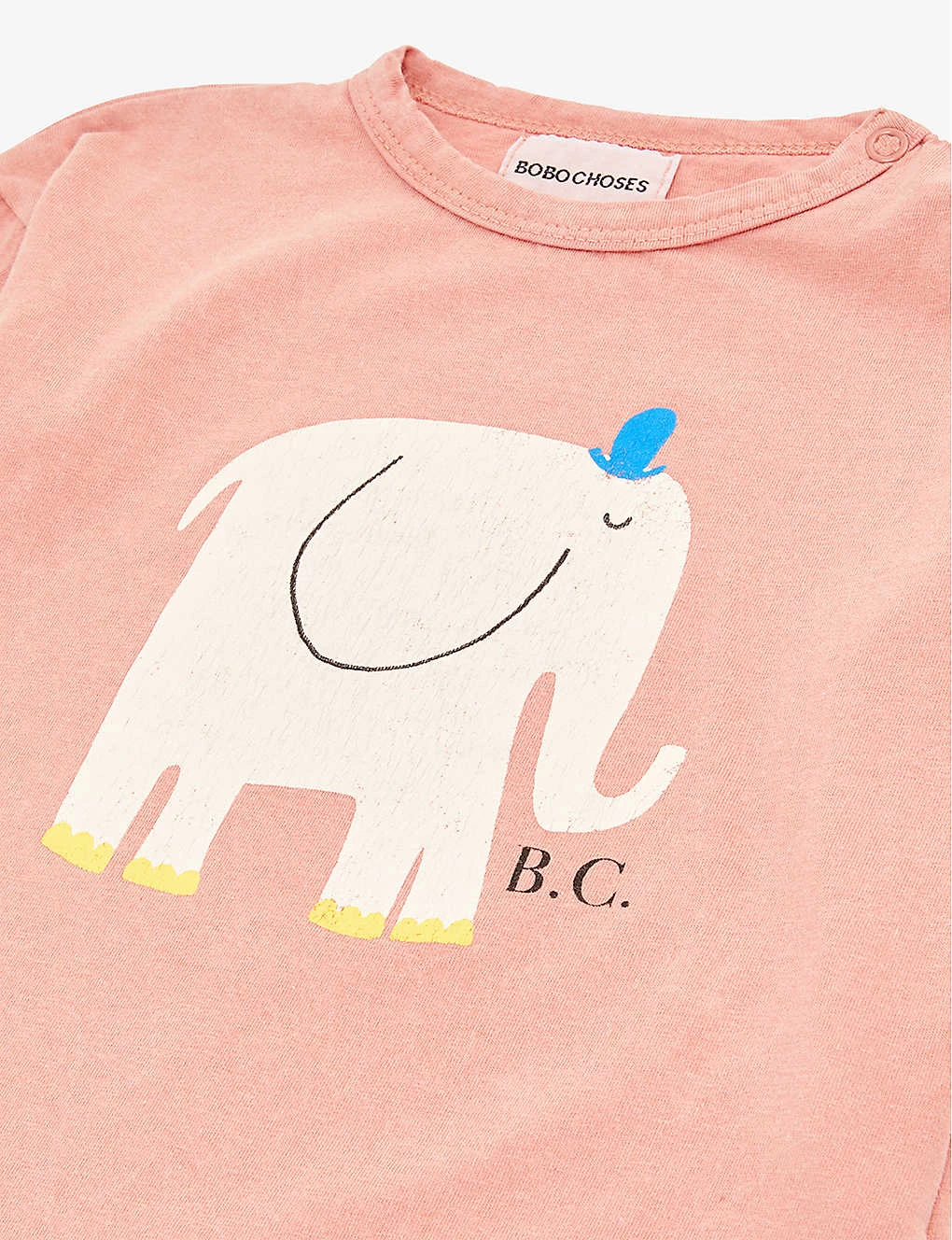Bobo Choses Elephant-print Round-neck Organic-cotton T-shirt 6-24 Months 2 Bobo Choses Elephant-print Round-neck Organic-cotton T-shirt 6-24 Months - Image 2