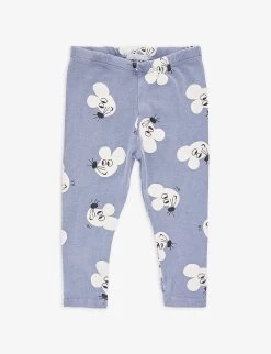 Bobo Choses Logo Mouse-print Stretch Organic-cotton Leggings 6-24 Months