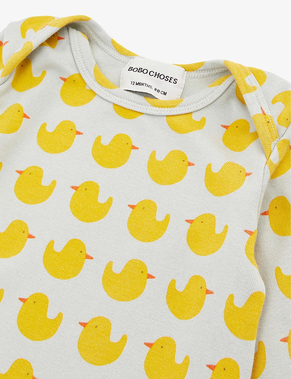 Bobo Choses Duck-print Stretch Organic-cotton Babygrow 3-12 Months 2 Bobo Choses Duck-print Stretch Organic-cotton Babygrow 3-12 Months - Image 2