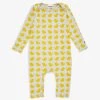 Bobo Choses Duck-print Stretch Organic-cotton Babygrow 3-12 Months