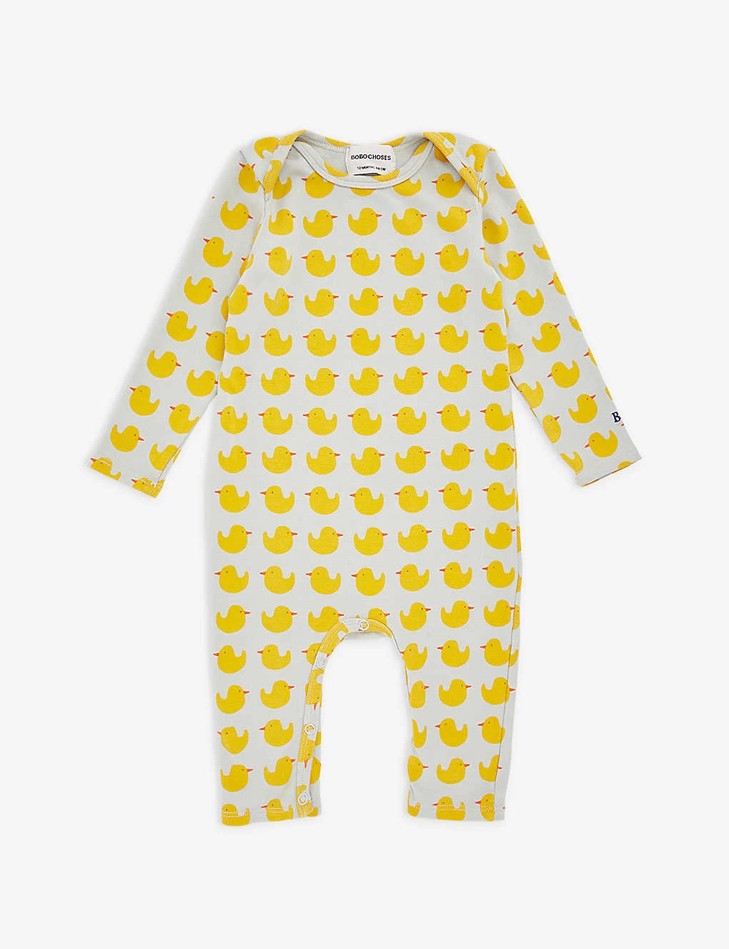 Bobo Choses Duck-print Stretch Organic-cotton Babygrow 3-12 Months 1 Bobo Choses Duck-print Stretch Organic-cotton Babygrow 3-12 Months