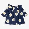 Bobo Choses Flower-print Ruffled-shoulder Cotton-twill Dress 6-24 Months