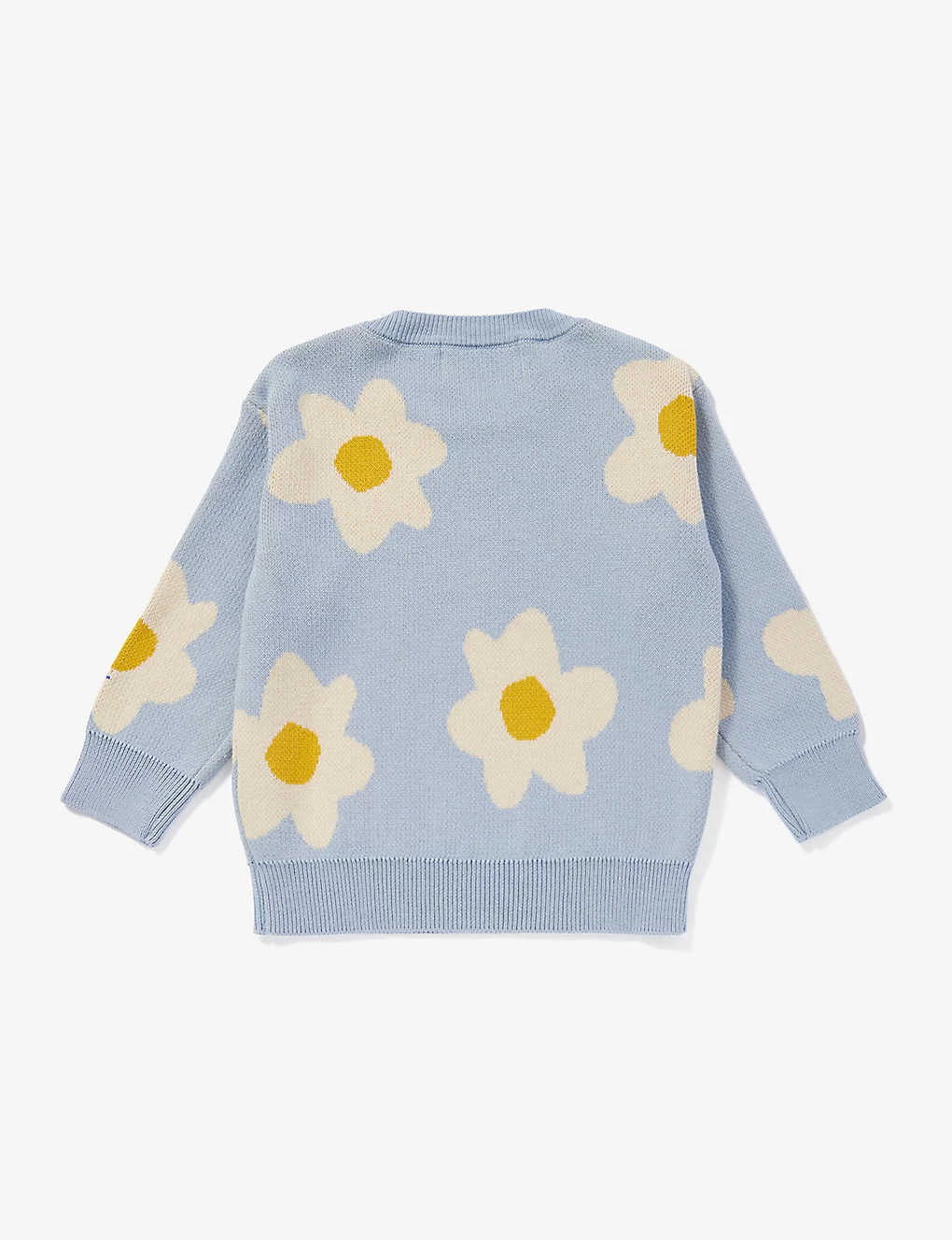 Bobo Choses Flower-print Ribbed-trim Cotton-knit Jumper 9-24 Months 3 Bobo Choses Flower-print Ribbed-trim Cotton-knit Jumper 9-24 Months - Image 3