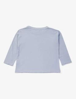Bobo Choses Mushroom-print Long-sleeved Organic Cotton-jersey T-shirt 2-11 Years -Kid Couture R04186605 LIGHTBLUE ALT02