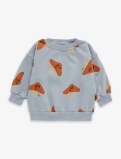 Kid Couture 44 Bobo Choses Logo Mushroom-pattern Organic Cotton-jersey Sweatshirt 2-11 Years