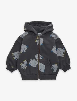 Bobo Choses Elephant Graphic-print Organic Cotton-jersey Hoody 2-11 Years