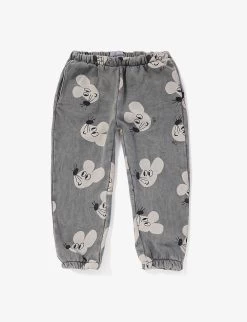 Bobo Choses Mouse-print High-rise Organic Cotton-jersey Jogging Bottoms 2-11 Years