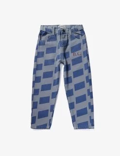 Bobo Choses Logo-stamped Graphic-print Jeans 4-13 Years