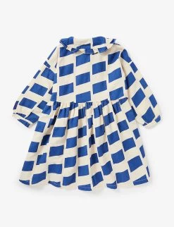 Bobo Choses Check-print Cotton Dress 4-13 Years 6 Bobo Choses Check-print Cotton Dress 4-13 Years -Kid Couture R04186622 OFFWHITE ALT02