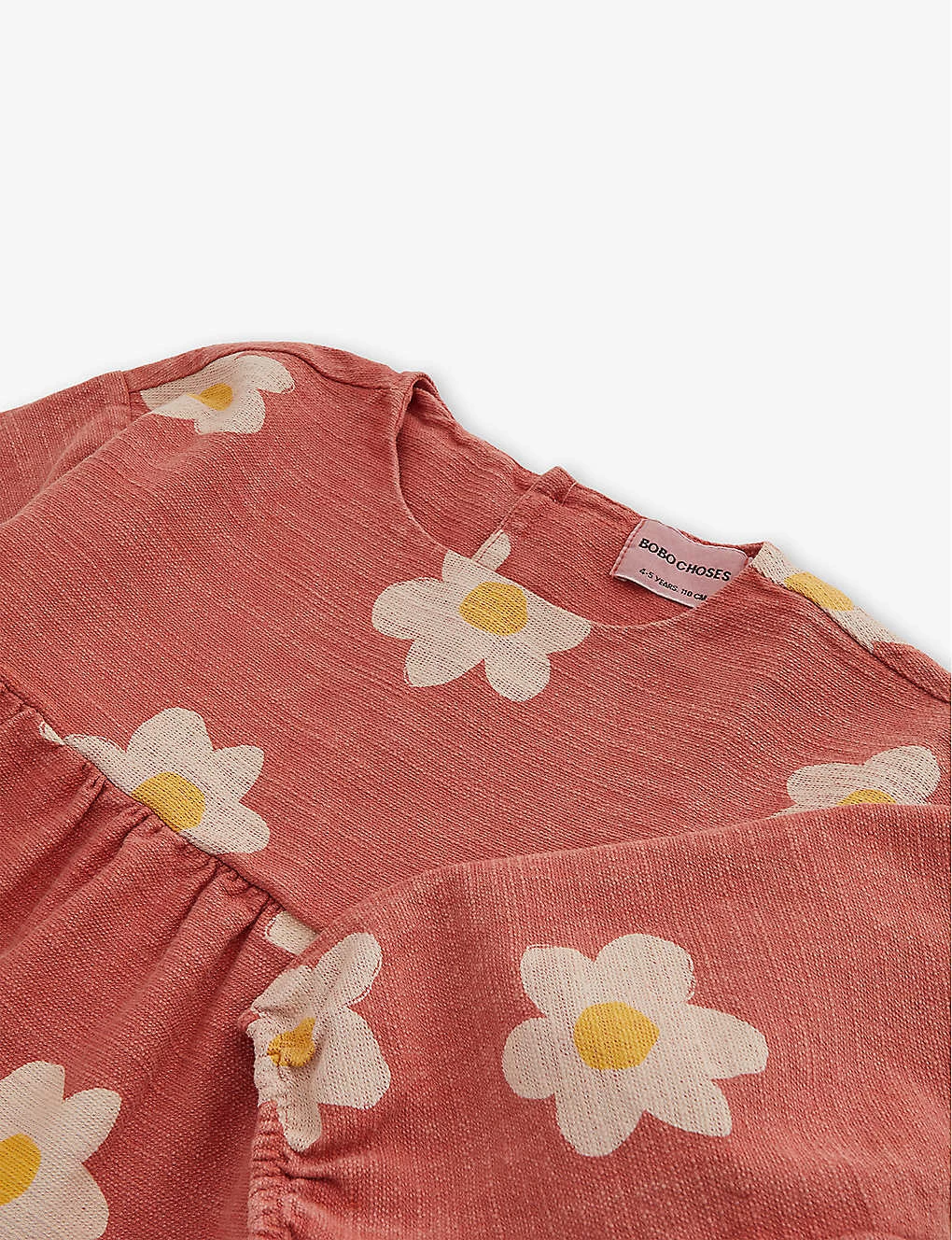 Bobo Choses Floral-pattern Cotton Dress 4-13 Years 2 Bobo Choses Floral-pattern Cotton Dress 4-13 Years - Image 2