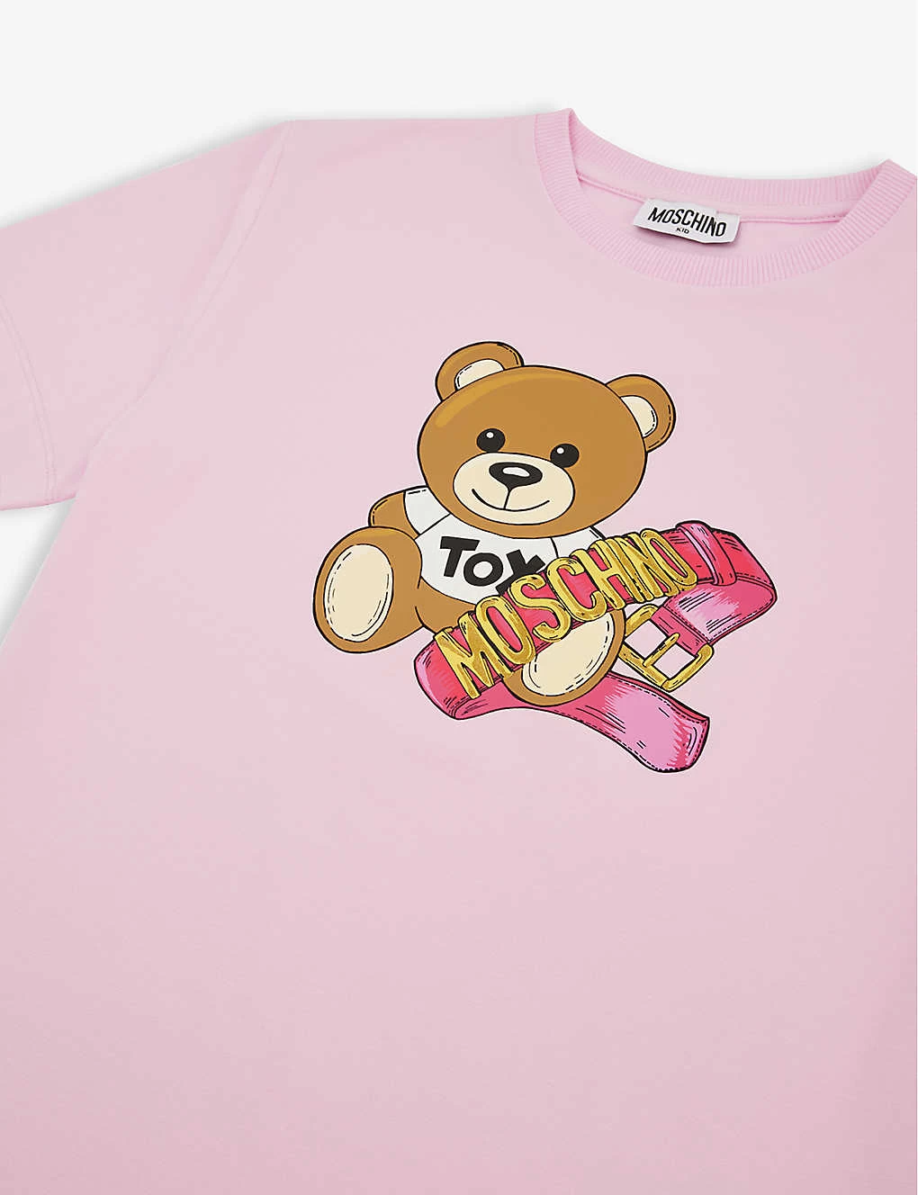 MOSCHINO Toy Bear Graphic-print Cotton-jersey T-shirt 8-14 Years 2 MOSCHINO Toy Bear Graphic-print Cotton-jersey T-shirt 8-14 Years - Image 2