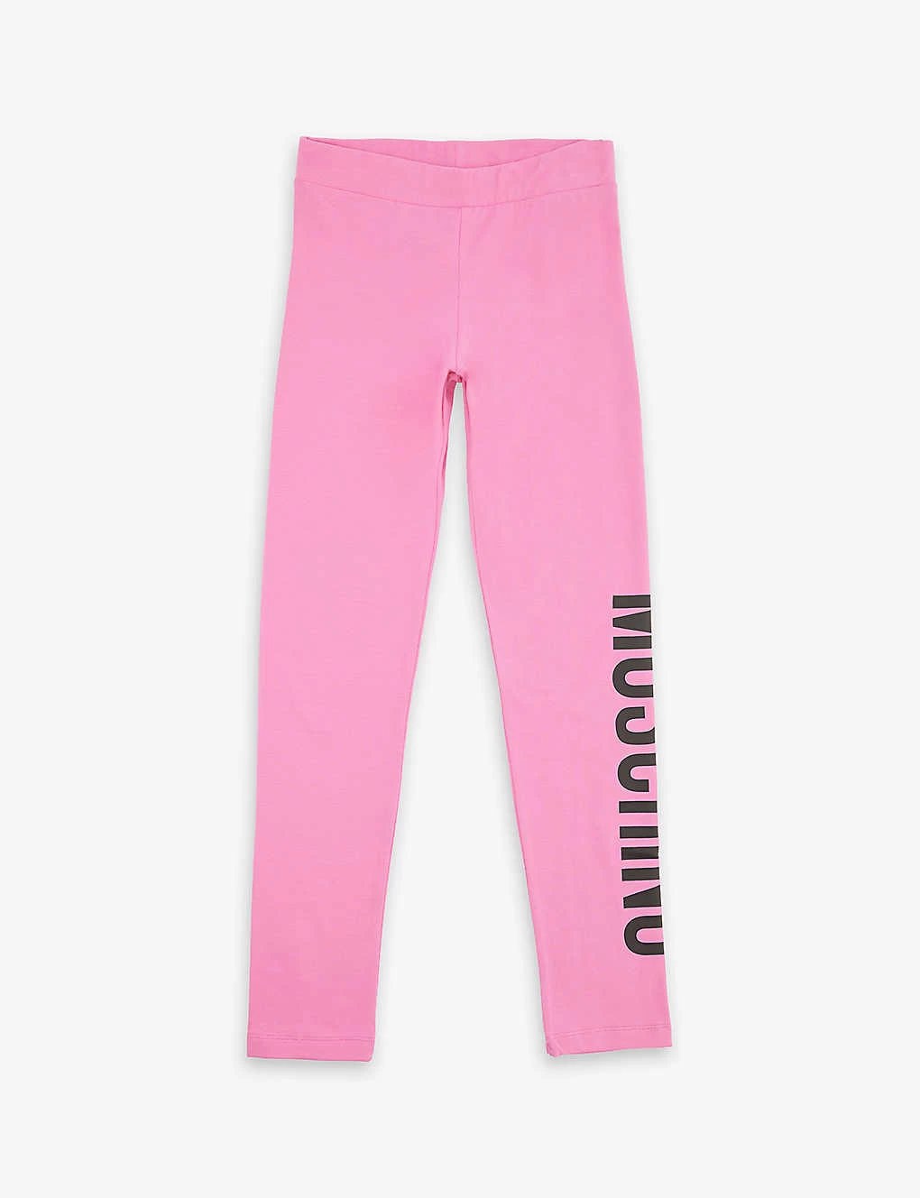 MOSCHINO Logo-print High-rise Stretch-cotton Leggings 4-12 Years 1 MOSCHINO Logo-print High-rise Stretch-cotton Leggings 4-12 Years