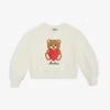 MOSCHINO Bear Heart-print Stretch-cotton Sweatshirt 4-14 Years