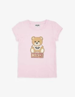 MOSCHINO Toy Bear Graphic Print Stretch-cotton T-shirt 4-14 Years