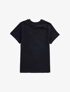 MOSCHINO Bear Logo-appliqué Cotton T-shirt 4-14 Years -Kid Couture R04187127 BLACK ALT02