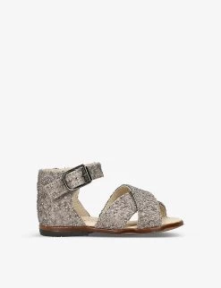 Athina Cross-over Strap Glitter-embellished Sandals 6 Months - 3 Years