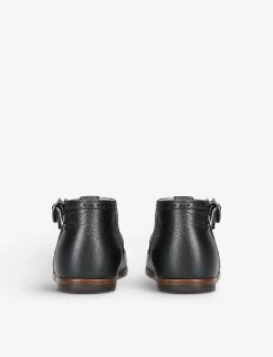 Iris Perforated-panel Leather Sandals 6 Months - 3 Years -Kid Couture R04187696 BLACK ALT03