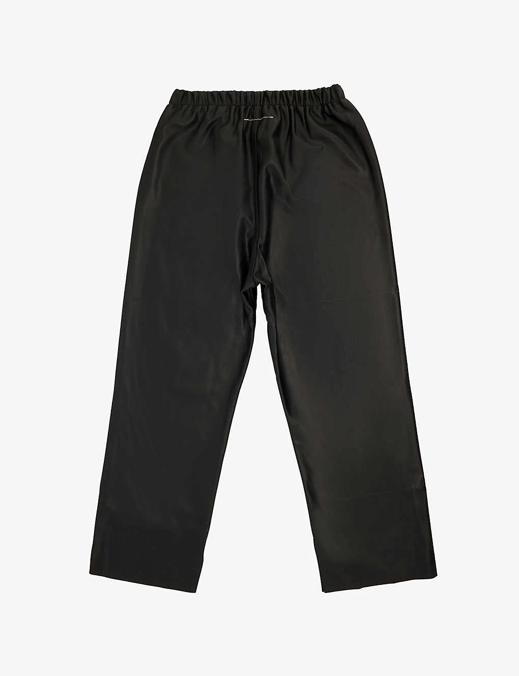 MM6 Maison Margiela Logo-embroidered Straight-leg Faux-leather Trousers 12-16 Years 3 MM6 Maison Margiela Logo-embroidered Straight-leg Faux-leather Trousers 12-16 Years - Image 3