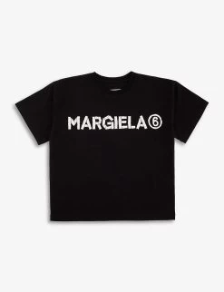 MM6 Maison Margiela Logo Text-print Cotton-jersey T-shirt 8-16 Years