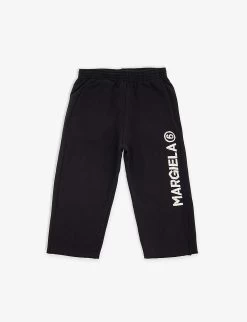 MM6 Maison Margiela Logo-print Drawstring-waistband Cotton-jersey Jogging Bottoms 8-16 Years