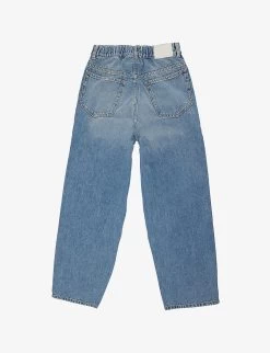 MM6 Maison Margiela Wide-leg Split-hem Denim Jeans 8-16 Years 5 MM6 Maison Margiela Wide-leg Split-hem Denim Jeans 8-16 Years -Kid Couture R04187971 BLUEDENIM ALT02
