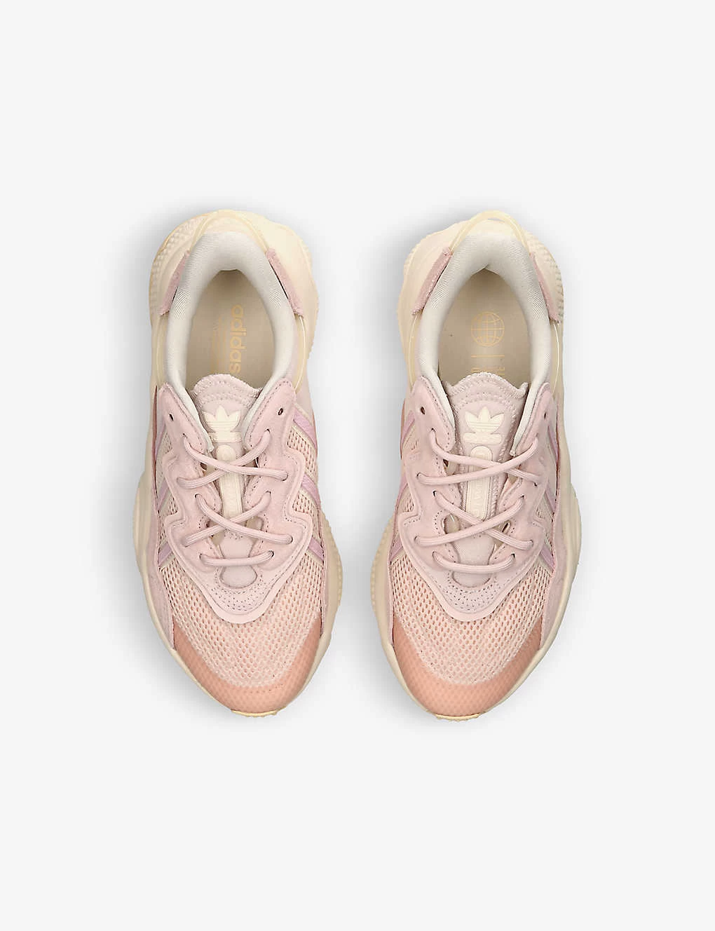 ADIDAS Ozweego Chunky-soled Mesh And Faux-suede Low-top Trainers 9-10 Years 2 ADIDAS Ozweego Chunky-soled Mesh And Faux-suede Low-top Trainers 9-10 Years - Image 2