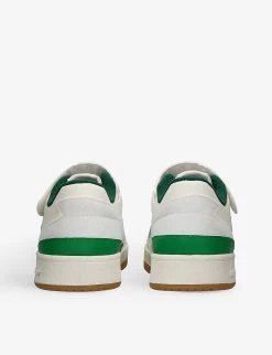 ADIDAS Forum Low C Logo-print Leather Low-top Trainers 6-9 Years -Kid Couture R04189062 WHITEOTH ALT03