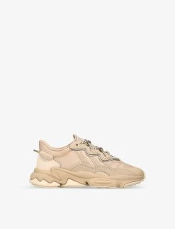 ADIDAS OZWEEGO J Logo-print Woven Low-top Trainers 9-10 Years