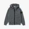 Stone Island Logo-badge Cotton-jersey Hoody 4-12 Years