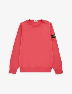 Stone Island Classic Logo-badge Cotton-jersey Sweatshirt 14 Years