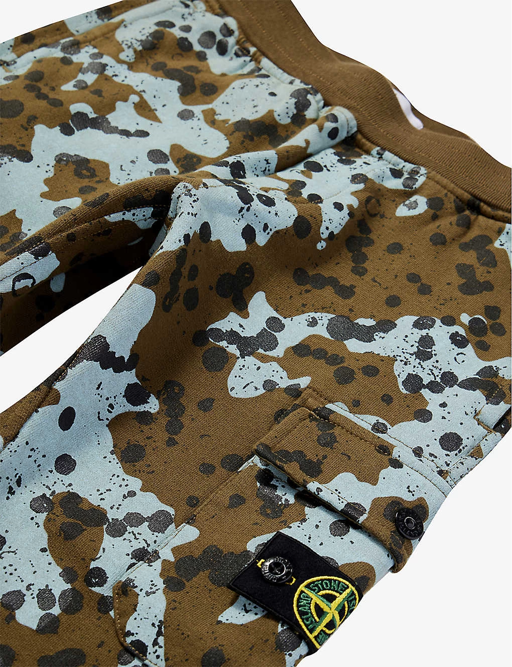 Stone Island Si Classic Camouflage-print Cotton-jersey Jogging Bottoms 4-12 Years 2 Stone Island Si Classic Camouflage-print Cotton-jersey Jogging Bottoms 4-12 Years - Image 2