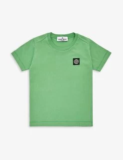 Stone Island Compass Logo-patch Cotton-jersey T-shirt 4-12 Years