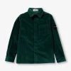 Stone Island Logo-badge Stretch-cotton-blend Corduroy Shirt 8-12 Years
