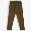 Stone Island Logo-badge Slim-leg Stretch-cotton Trousers 4-12 Years