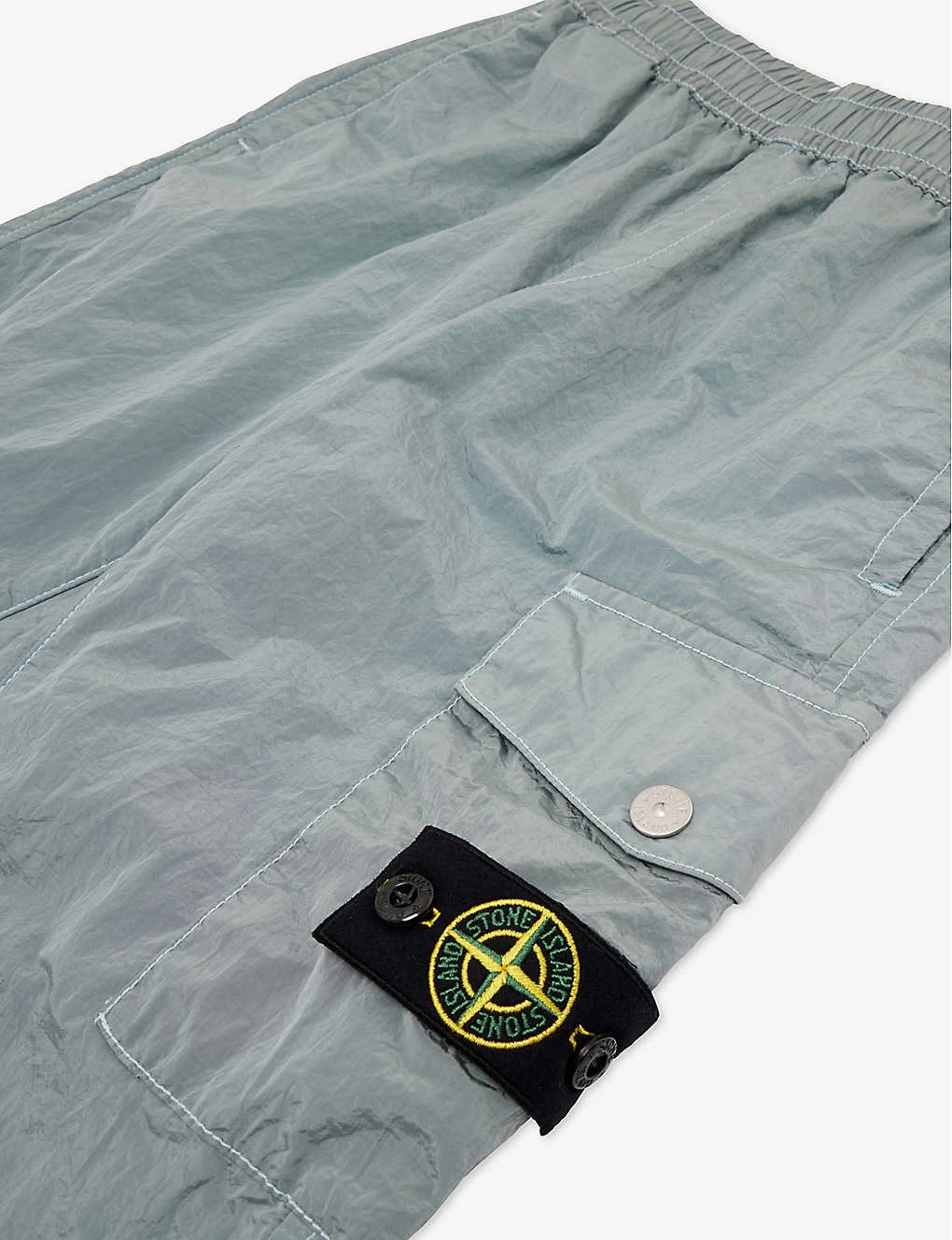 Stone Island Logo-badge Cargo-pocket Shell Jogging Bottoms 8-12 Years 2 Stone Island Logo-badge Cargo-pocket Shell Jogging Bottoms 8-12 Years - Image 2