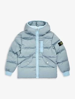 Stone Island Crinkle Quilted Shell-down Jacket 6-12 Years