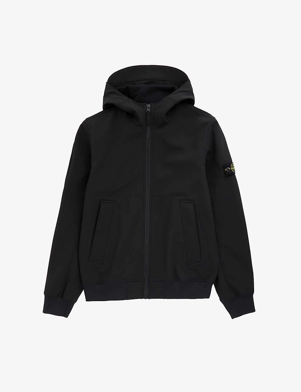 Stone Island Logo-badge Hooded Stretch-shell Jacket 14 Years 1 Stone Island Logo-badge Hooded Stretch-shell Jacket 14 Years