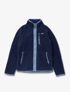 Patagonia Retro Logo-embroidered Recycled-polyester Fleece Jacket